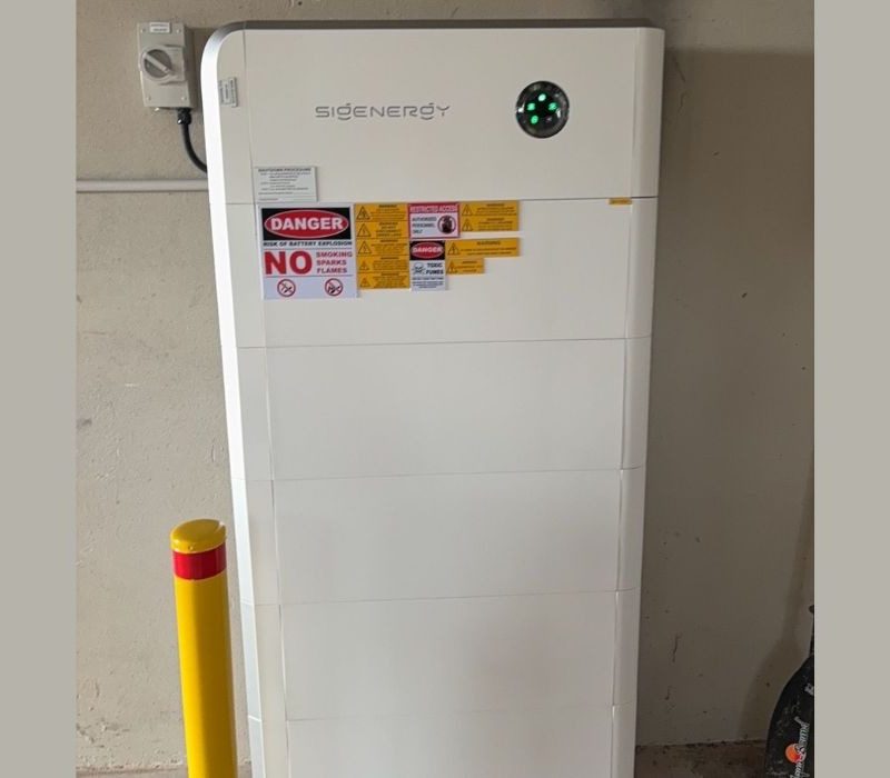 Solar Battery Installation.